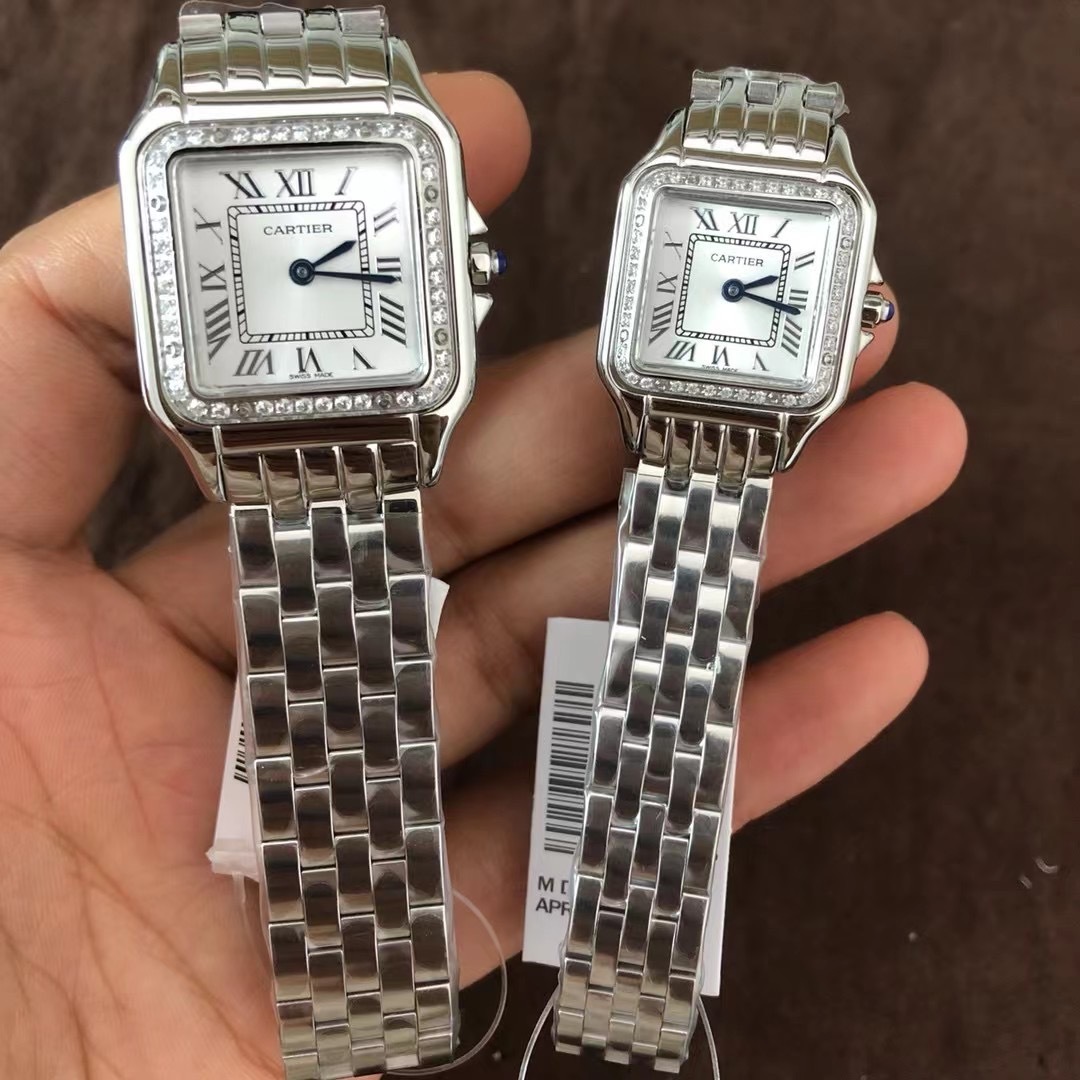 Couple-style Quartz Watch Chronograph 904L Stainless Steel 27mm  ,22mm-CT 139