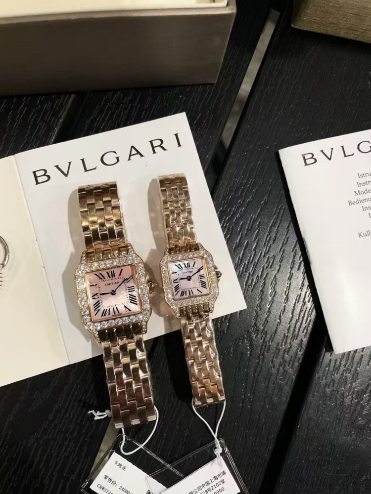 Couple-style Quartz Watch Chronograph 904L Stainless Steel 28x21mm  ,36x26mm-CT 145