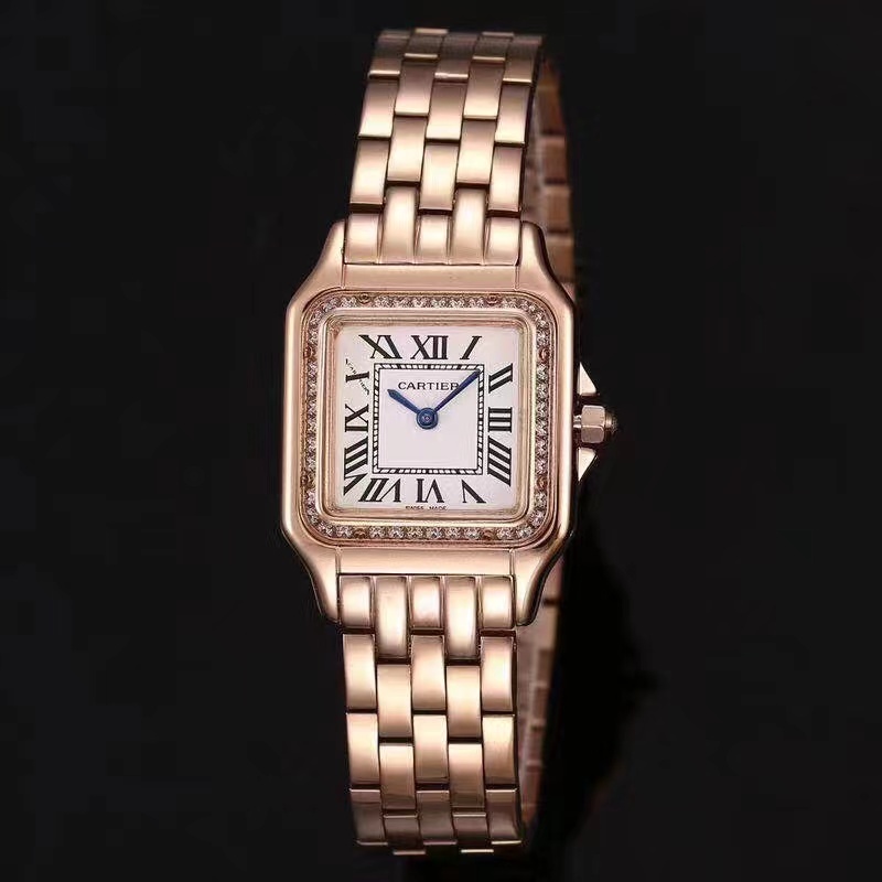 Couple-style Quartz Watch Chronograph 904L Stainless Steel 27mm  ,22mm-CT 13