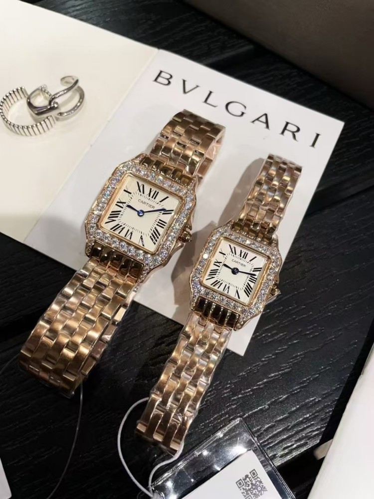 Couple-style Quartz Watch Chronograph 904L Stainless Steel 28x21mm  ,36x26mm-CT 145