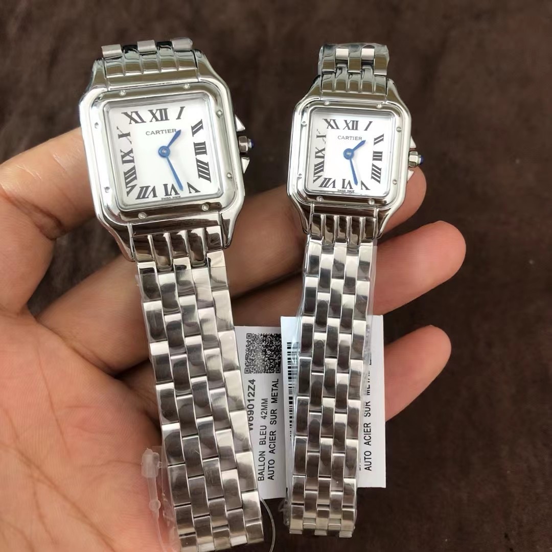 Couple-style Quartz Watch Chronograph 904L Stainless Steel 27mm  ,22mm-CT 139