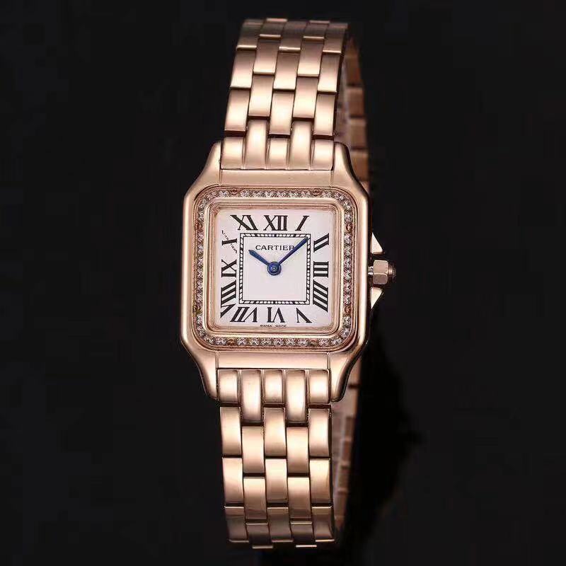 Couple-style Quartz Watch Chronograph 904L Stainless Steel 27mm  ,22mm-CT 13