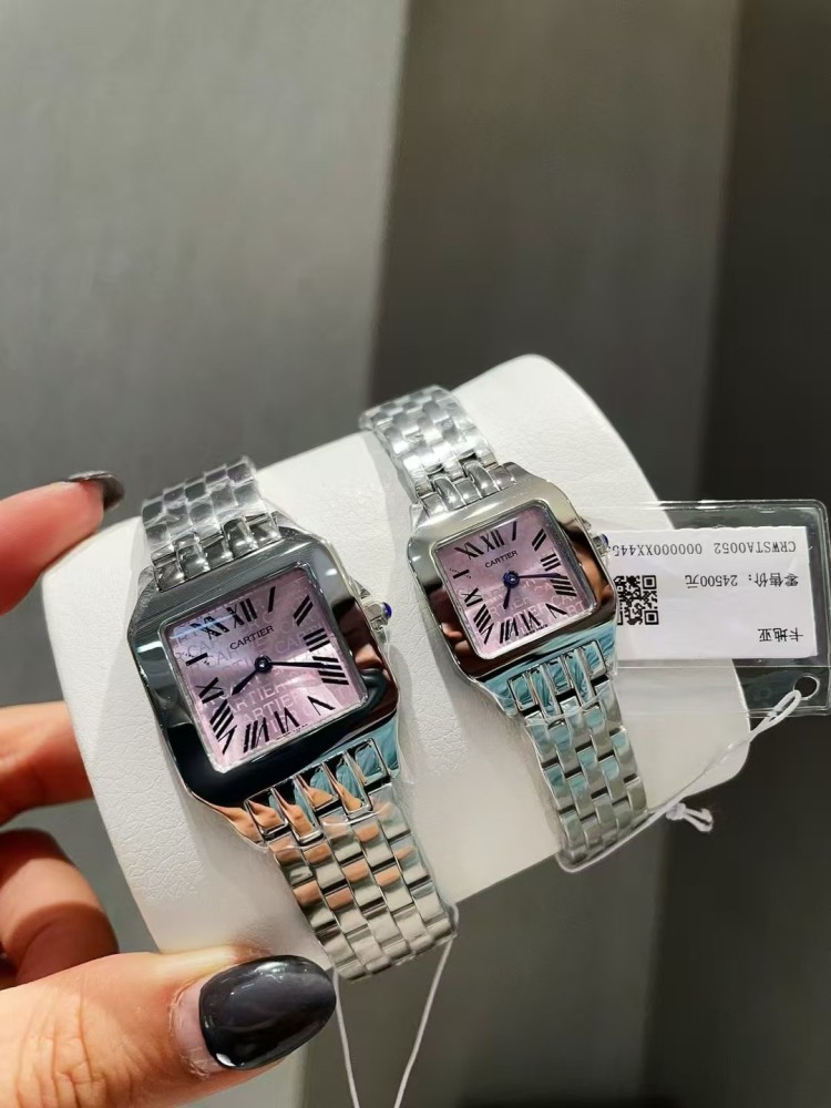Couple-style Quartz Watch Chronograph 904L Stainless Steel 28x21mm  ,36x26mm-CT 145