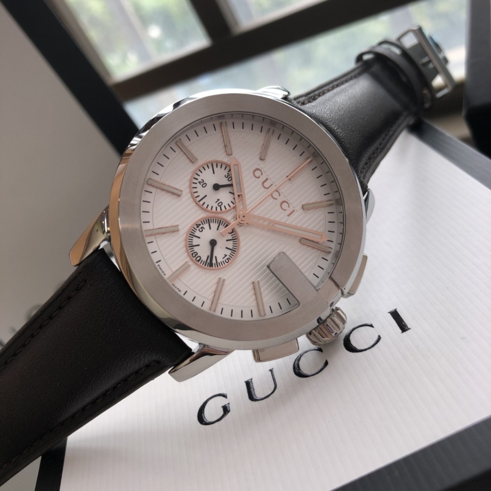 Men's Quartz Watch Chronograph 904L Stainless Steel 43 mm- GC 4