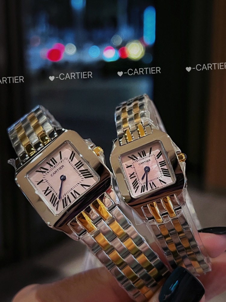 Couple-style Quartz Watch Chronograph 904L Stainless Steel 28x21mm  ,36x26mm-CT 145