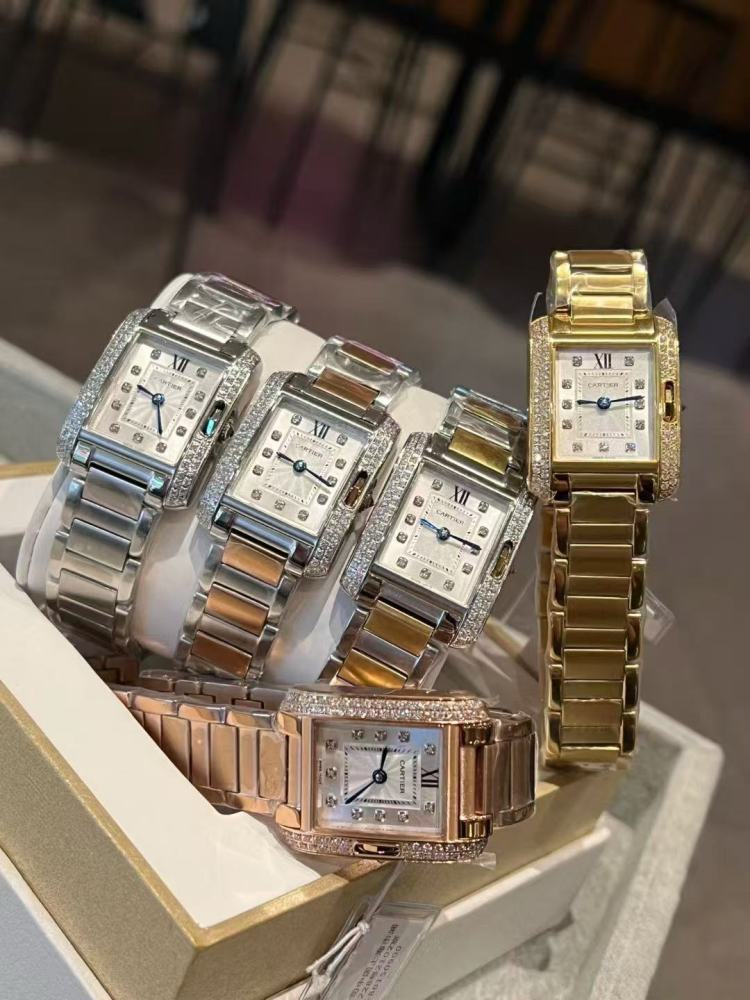 Couple-style Quartz Watch Chronograph 904L Stainless Steel 22x30mm  ,27x34.7mm-CT 146