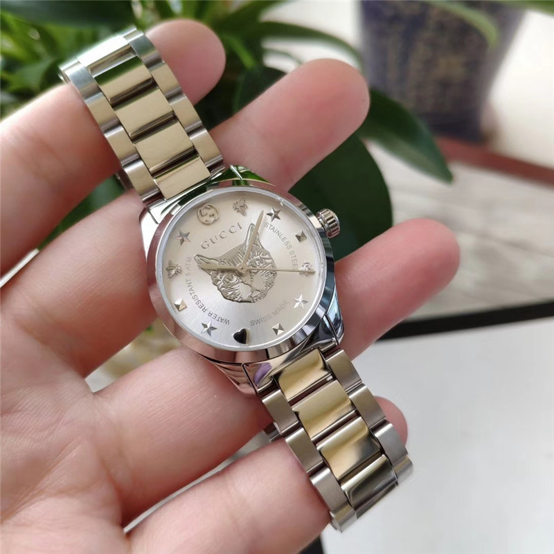 Women's  Quartz Watch Chronograph 904L Stainless Steel 29 mm-38mm-  GC 47