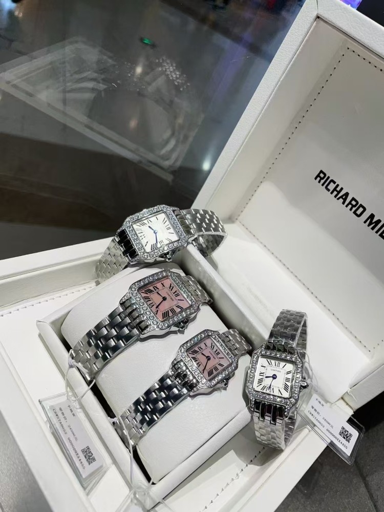 Couple-style Quartz Watch Chronograph 904L Stainless Steel 28x21mm  ,36x26mm-CT 145
