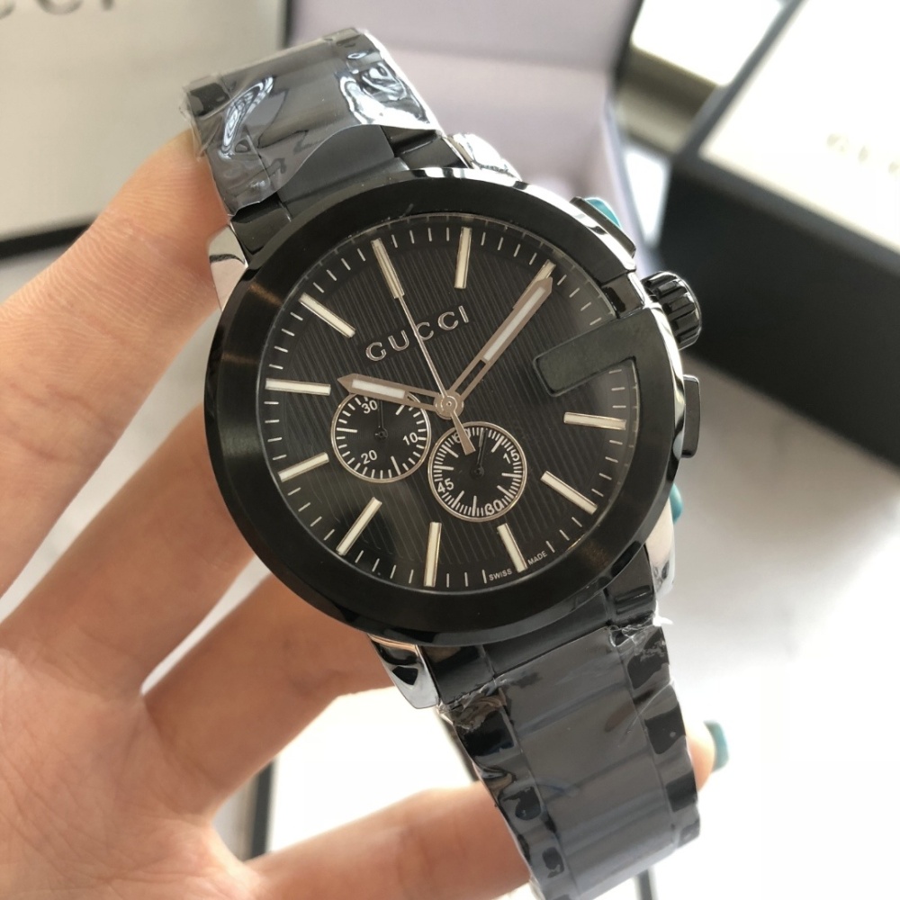 Men's Quartz Watch Chronograph 904L Stainless Steel 43 mm- GC 5