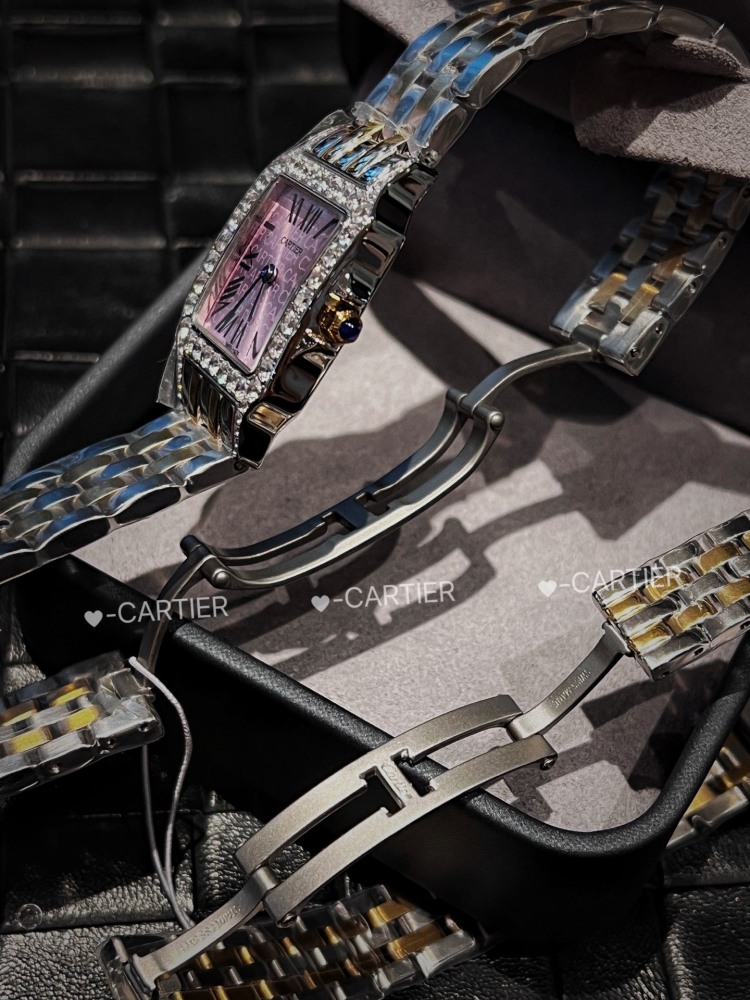 Couple-style Quartz Watch Chronograph 904L Stainless Steel 28x21mm  ,36x26mm-CT 145