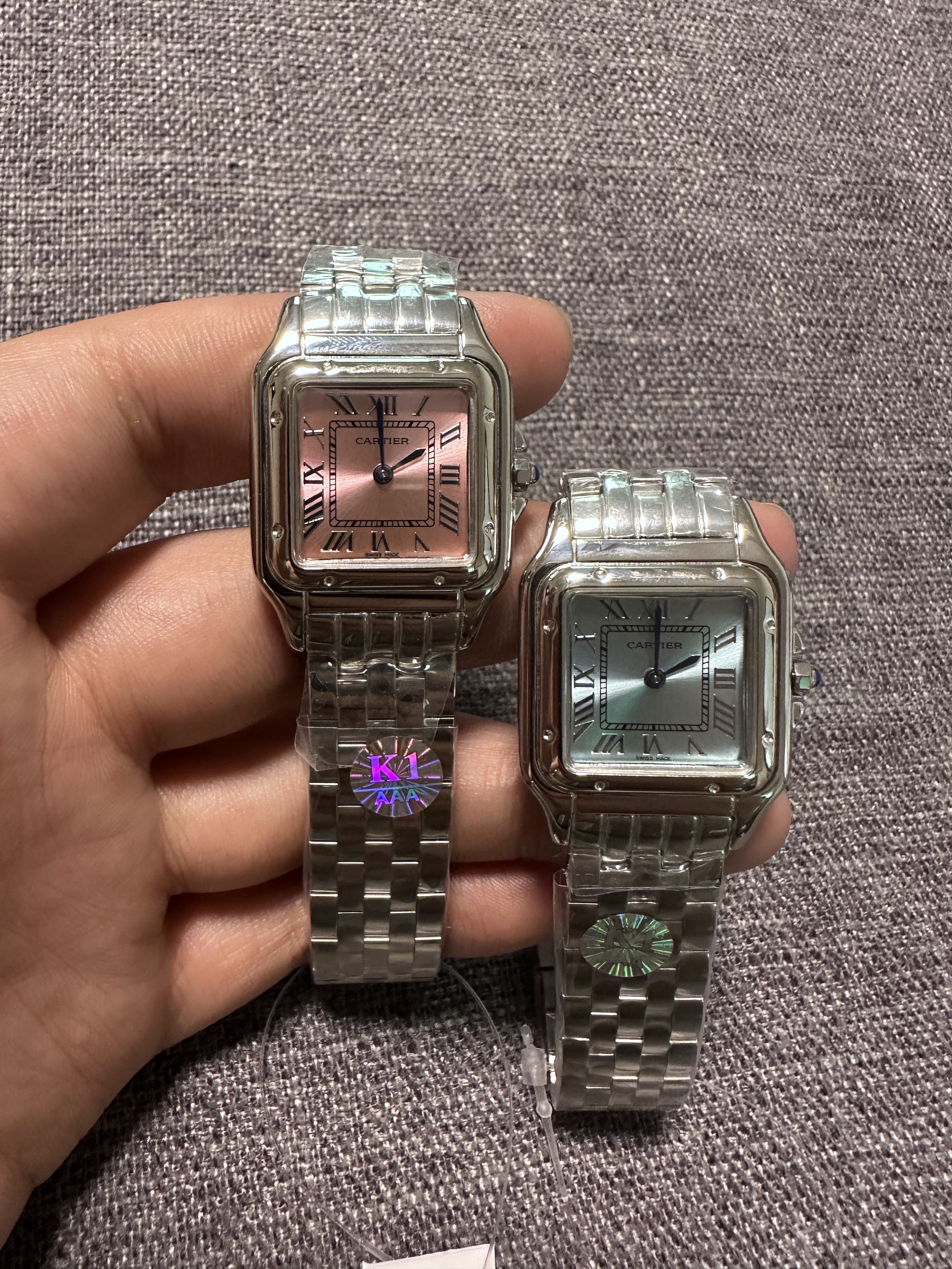 Couple-style Quartz Watch Chronograph 904L Stainless Steel 27mm  ,22mm-CT 139
