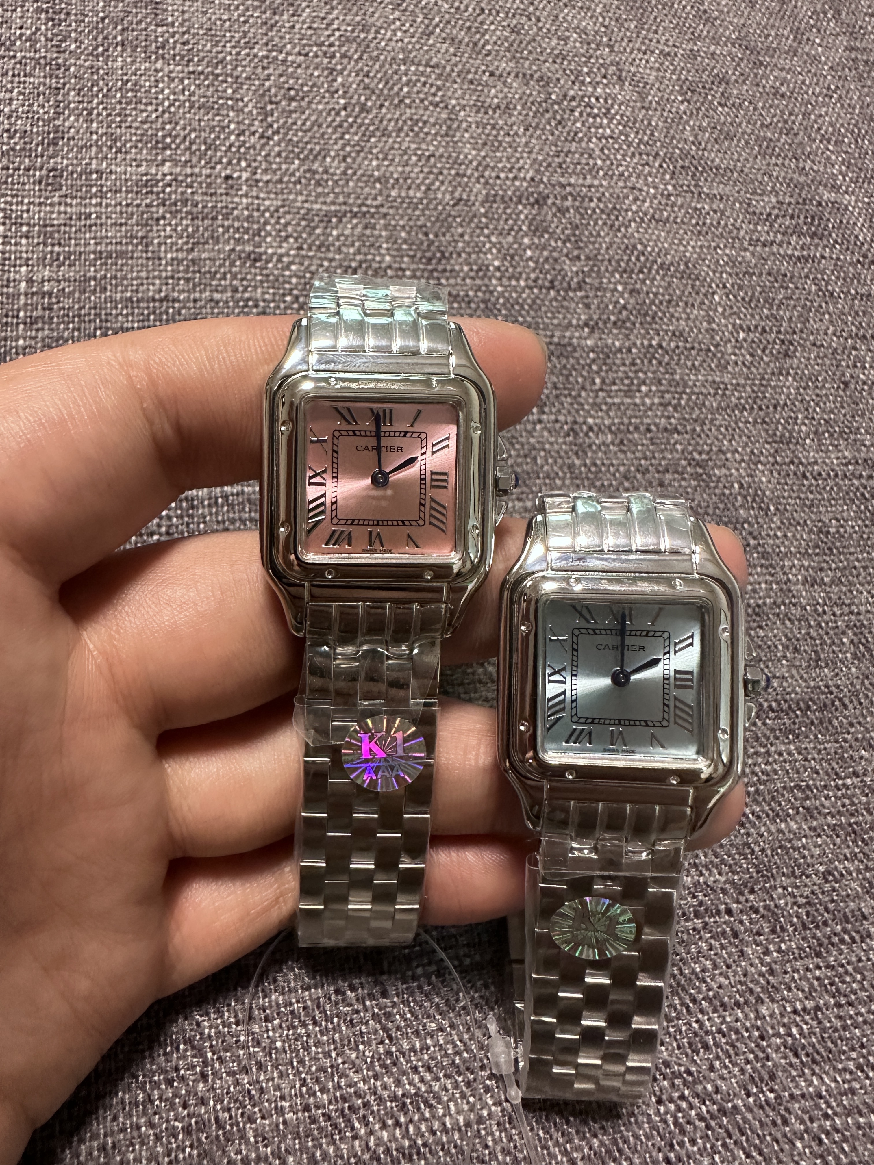 Couple-style Quartz Watch Chronograph 904L Stainless Steel 27mm  ,22mm-CT 139