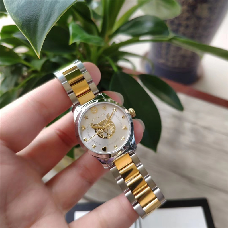 Women's  Quartz Watch Chronograph 904L Stainless Steel 29 mm-38mm-  GC 47