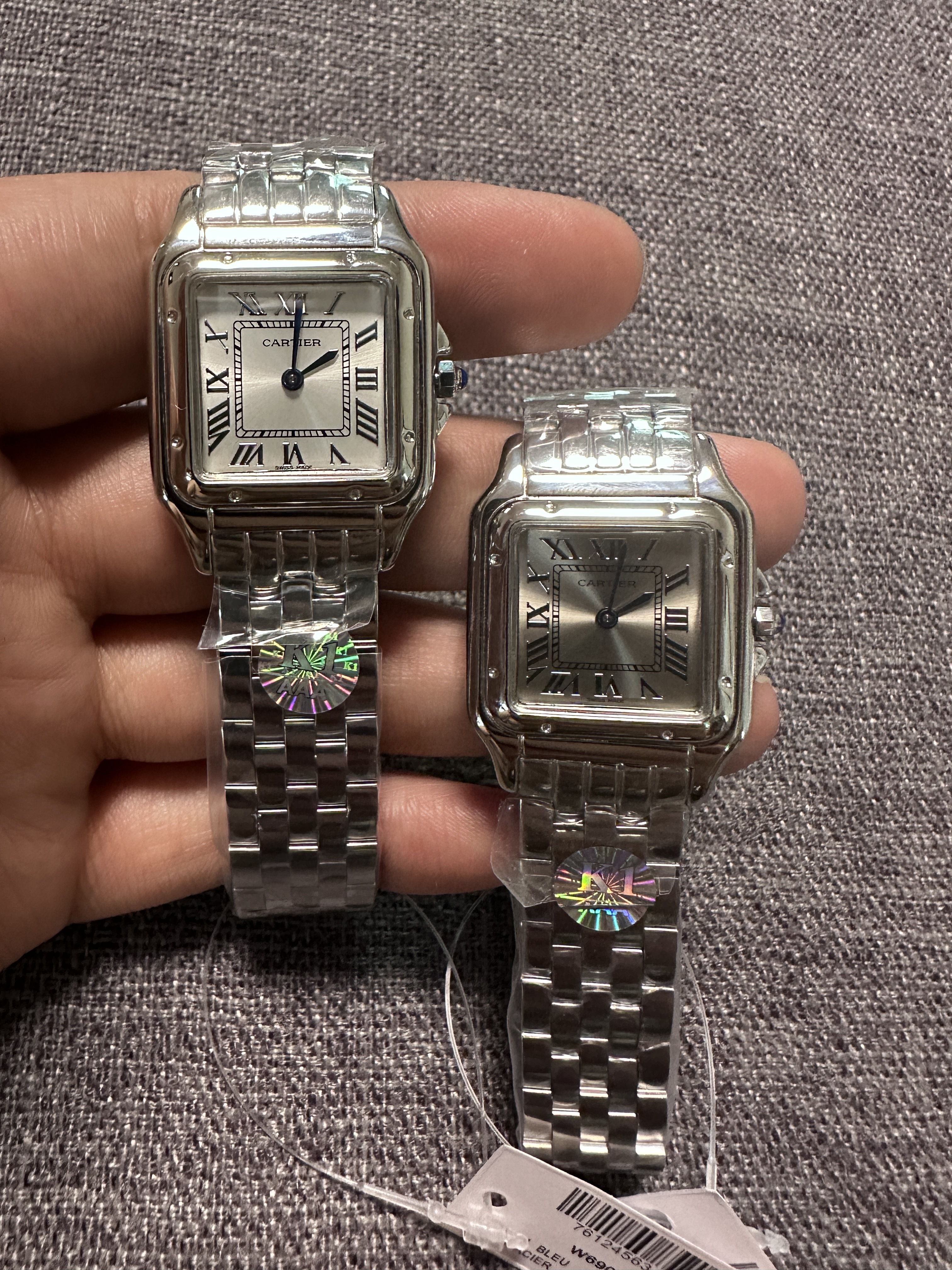 Couple-style Quartz Watch Chronograph 904L Stainless Steel 27mm  ,22mm-CT 139