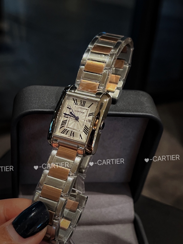 Couple-style Quartz Watch Chronograph 904L Stainless Steel 22x30mm  ,27x34.7mm-CT 146