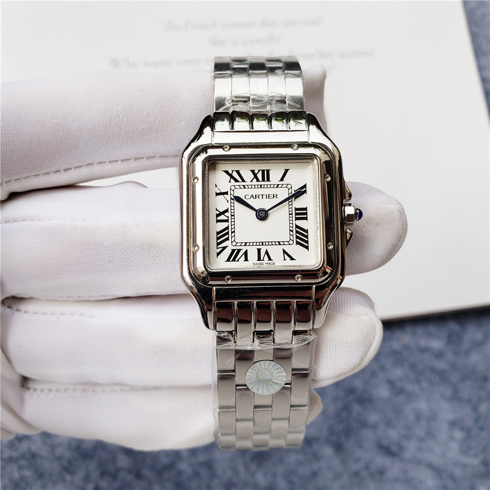Couple-style Quartz Watch Chronograph 904L Stainless Steel 27mm  ,22mm-CT 13