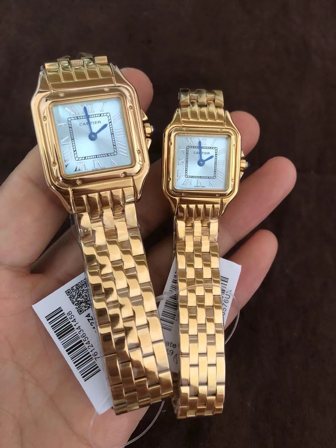 Couple-style Quartz Watch Chronograph 904L Stainless Steel 27mm  ,22mm-CT 139