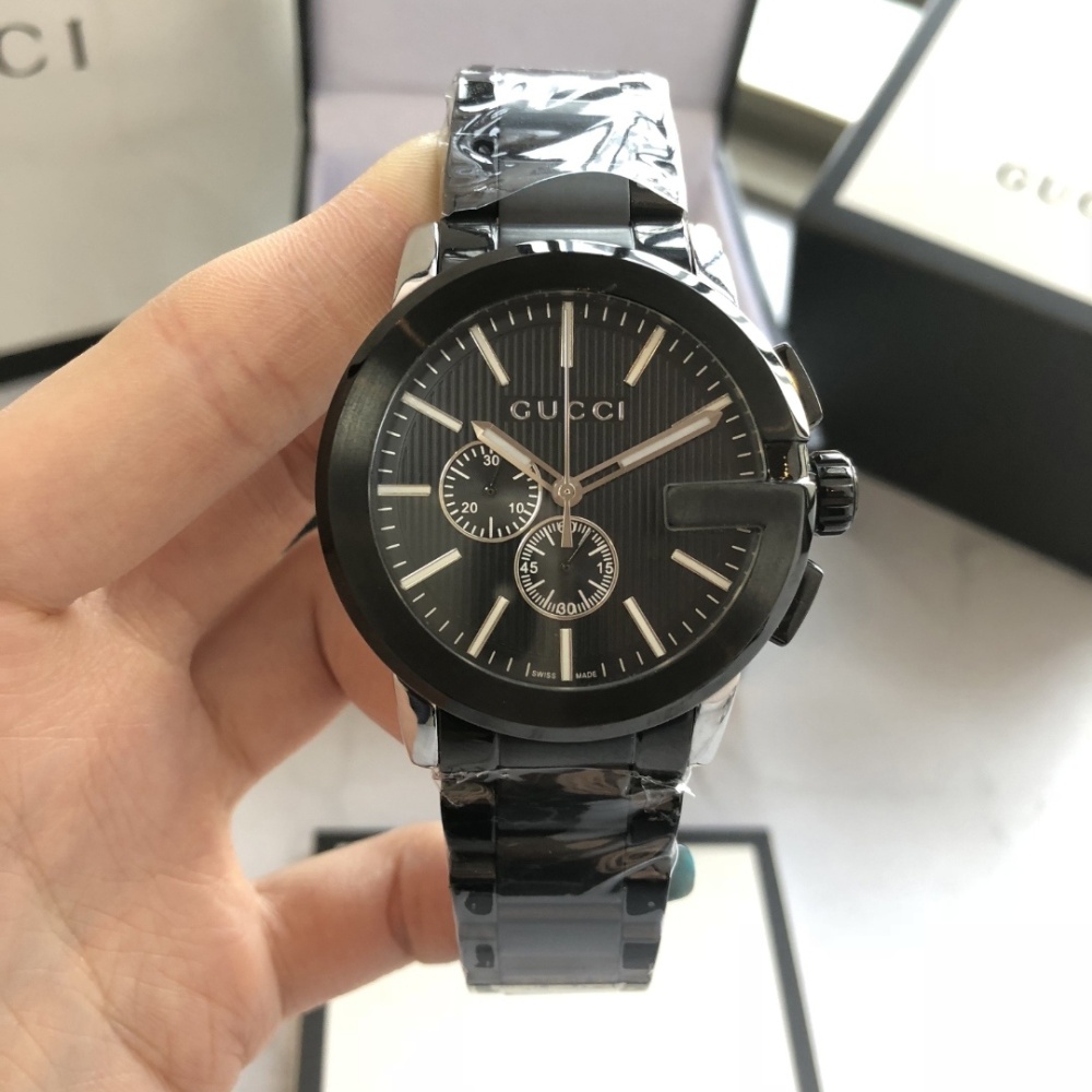 Men's Quartz Watch Chronograph 904L Stainless Steel 43 mm- GC 5