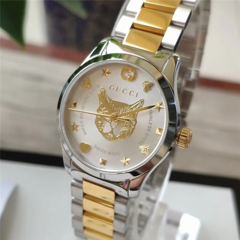 Women's  Quartz Watch Chronograph 904L Stainless Steel 29 mm-38mm-  GC 47