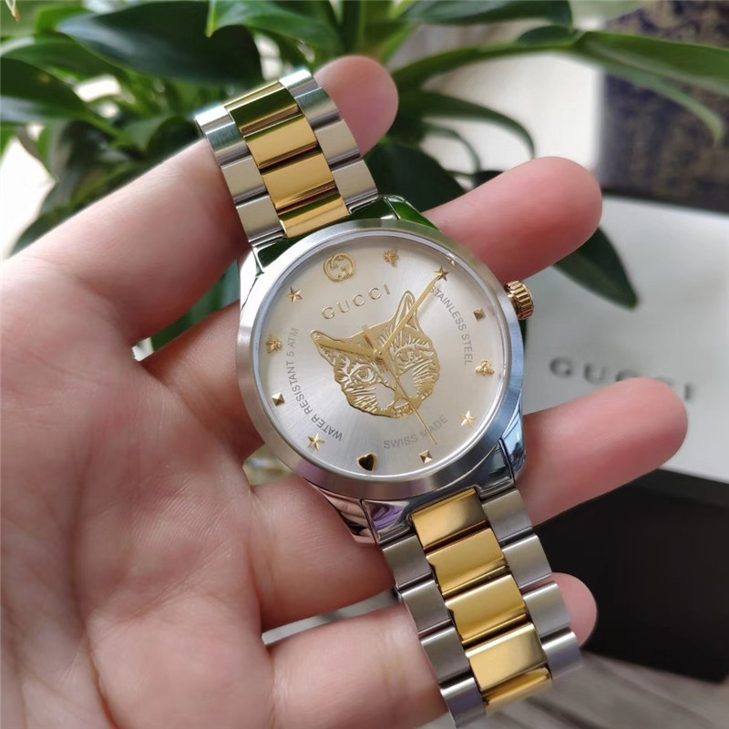 Women's  Quartz Watch Chronograph 904L Stainless Steel 29 mm-38mm-  GC 47