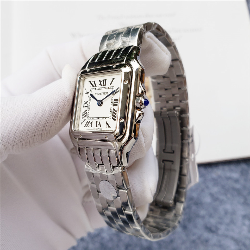 Couple-style Quartz Watch Chronograph 904L Stainless Steel 27mm  ,22mm-CT 13