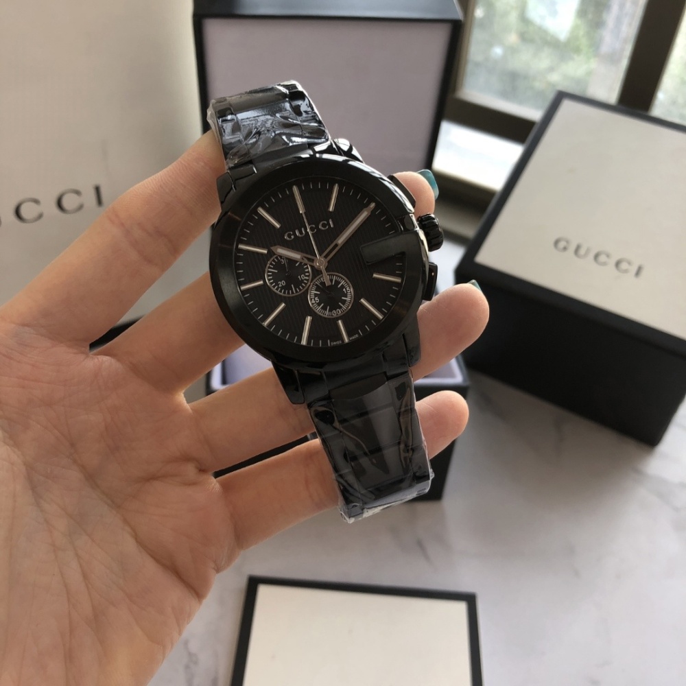 Men's Quartz Watch Chronograph 904L Stainless Steel 43 mm- GC 5