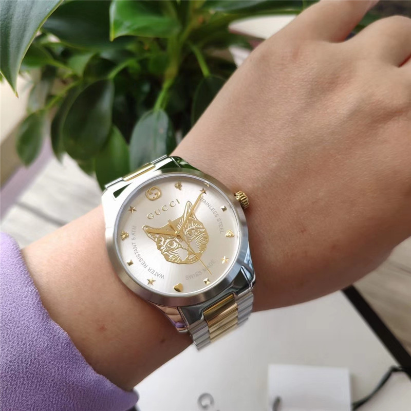 Women's  Quartz Watch Chronograph 904L Stainless Steel 29 mm-38mm-  GC 47