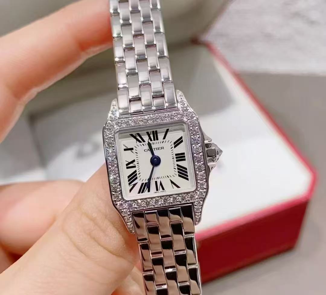 Couple-style Quartz Watch Chronograph 904L Stainless Steel 28x21mm  ,36x26mm-CT 145