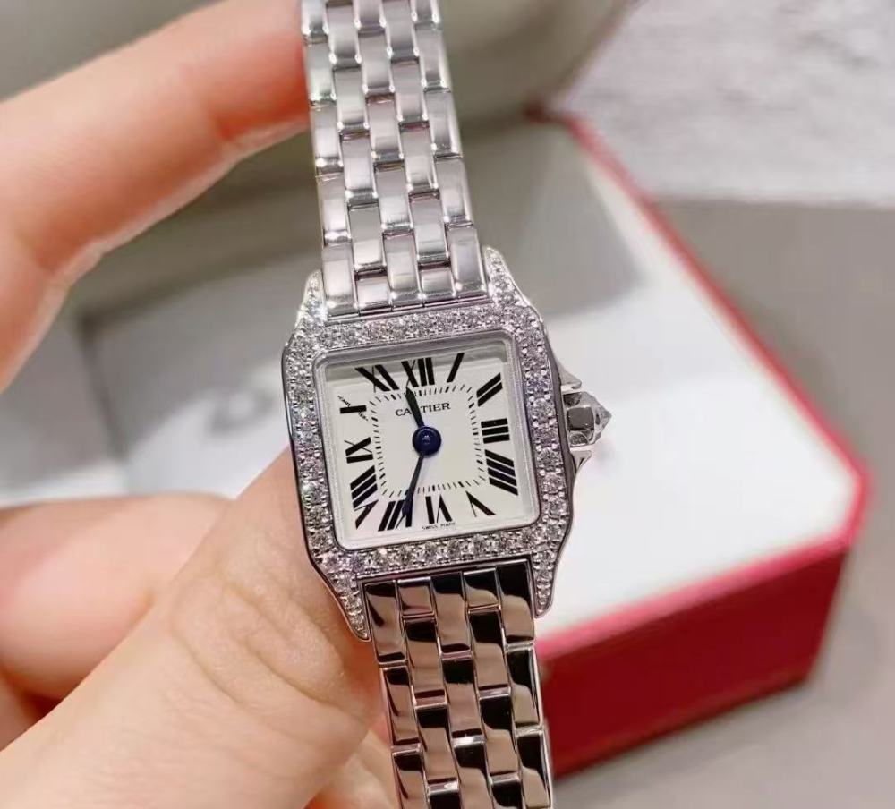 Couple-style Quartz Watch Chronograph 904L Stainless Steel 28x21mm  ,36x26mm-CT 145