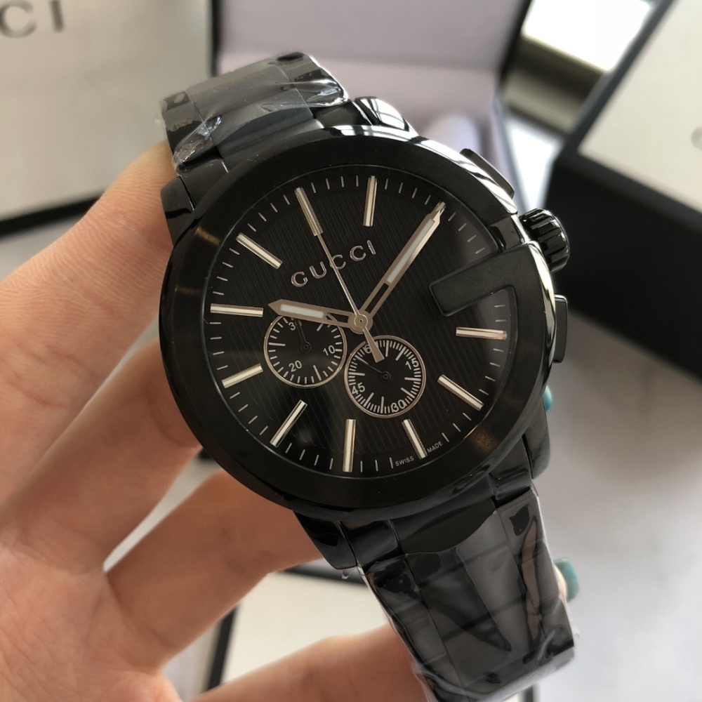 Men's Quartz Watch Chronograph 904L Stainless Steel 43 mm- GC 5