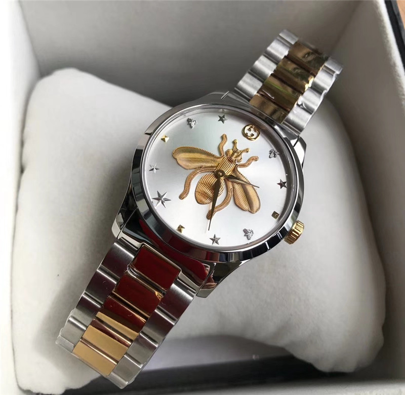 Women's  Quartz Watch Chronograph 904L Stainless Steel 29 mm-38mm-  GC 47
