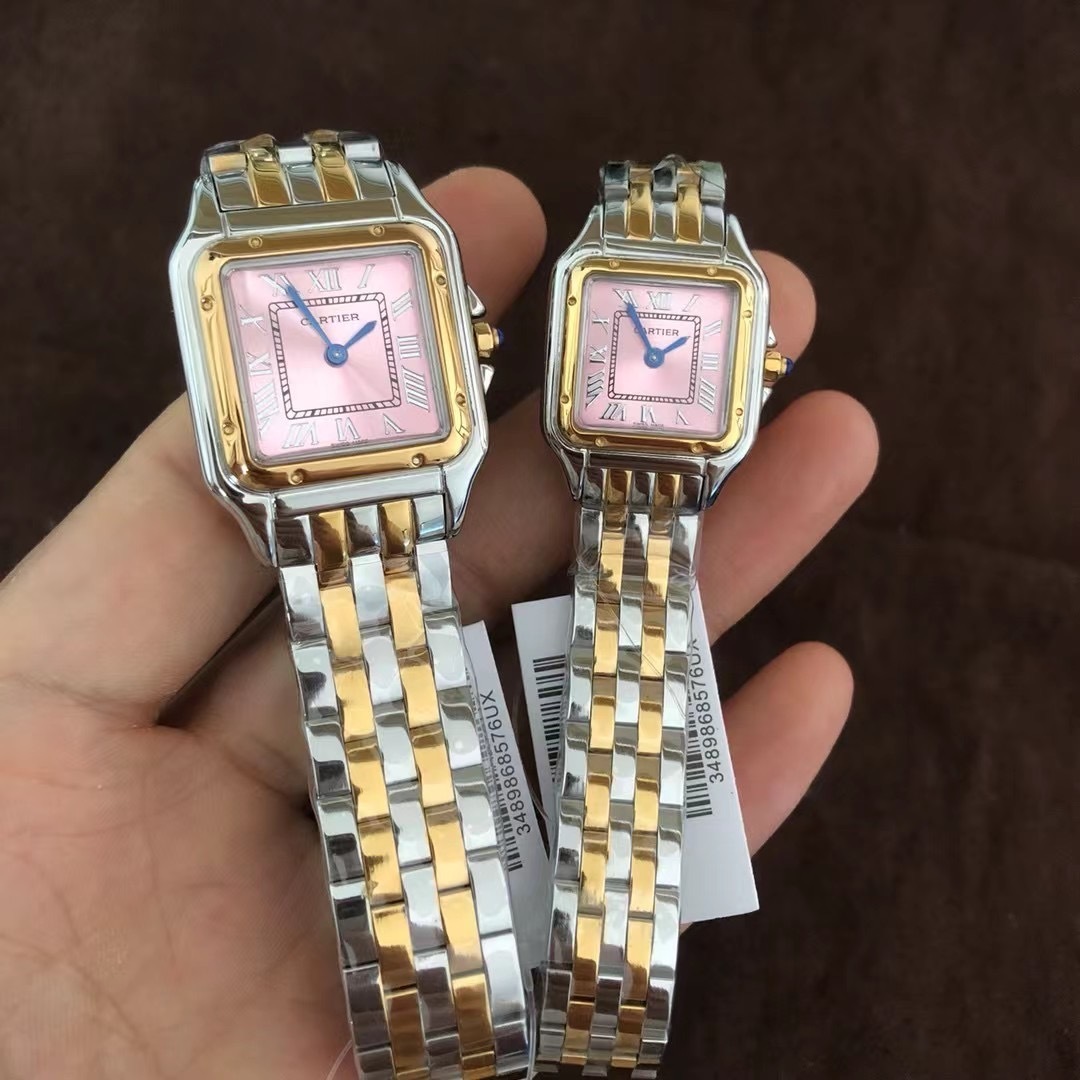 Couple-style Quartz Watch Chronograph 904L Stainless Steel 27mm  ,22mm-CT 139