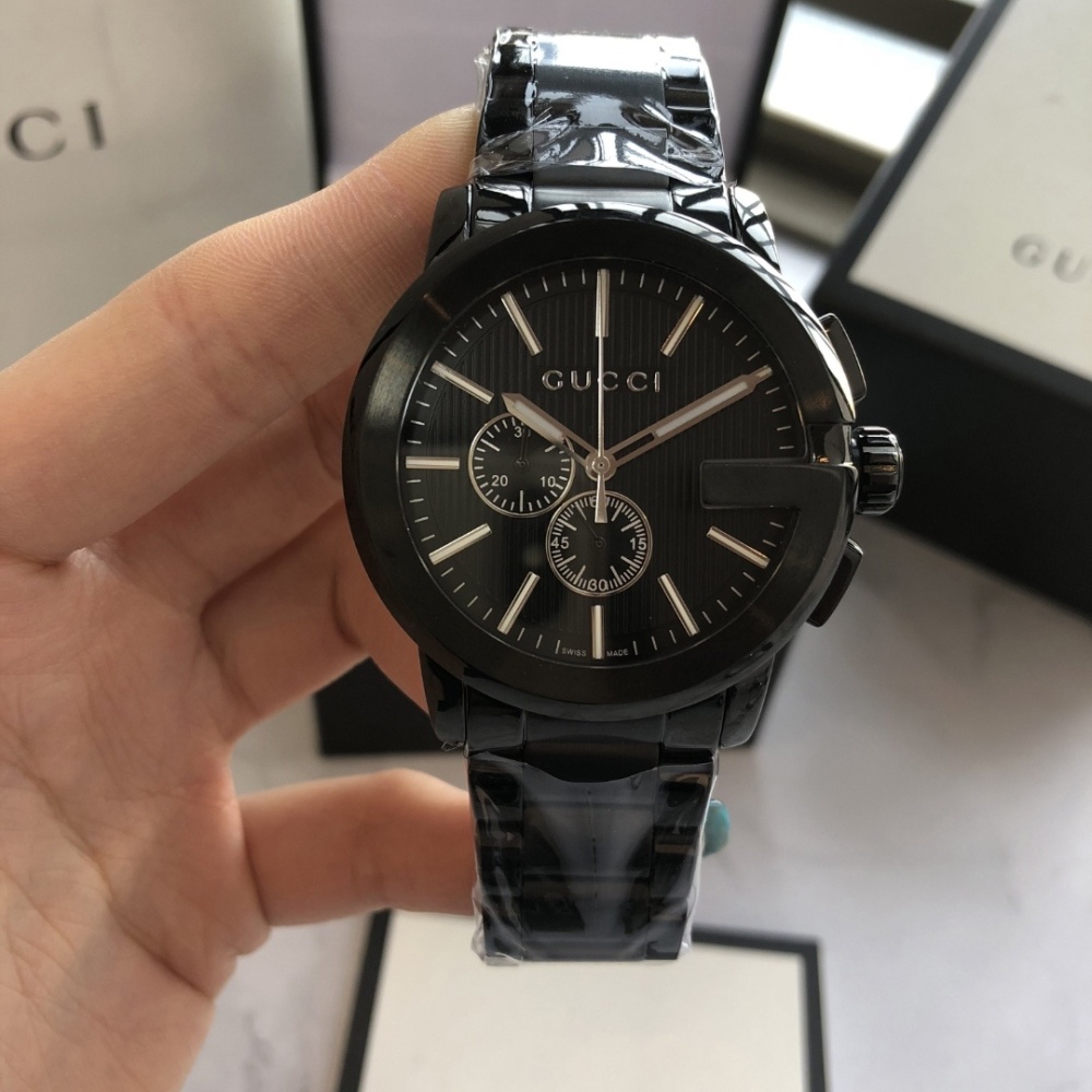 Men's Quartz Watch Chronograph 904L Stainless Steel 43 mm- GC 5