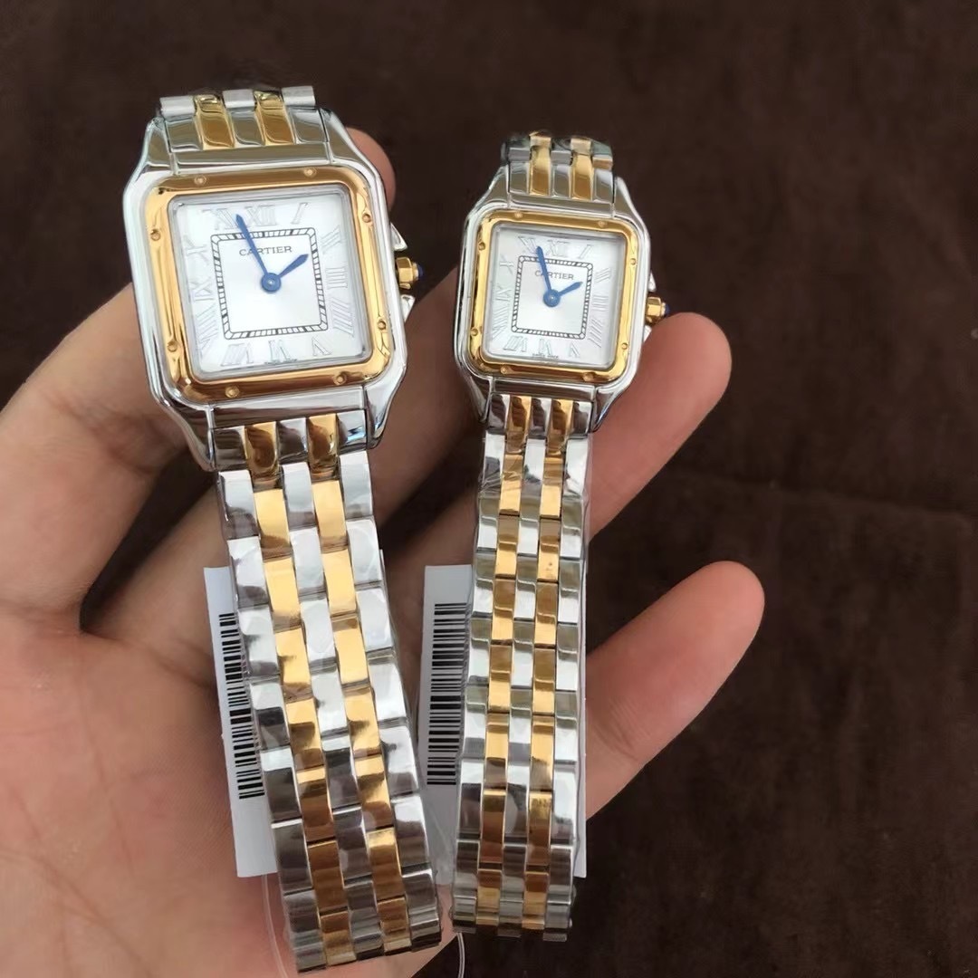 Couple-style Quartz Watch Chronograph 904L Stainless Steel 27mm  ,22mm-CT 139