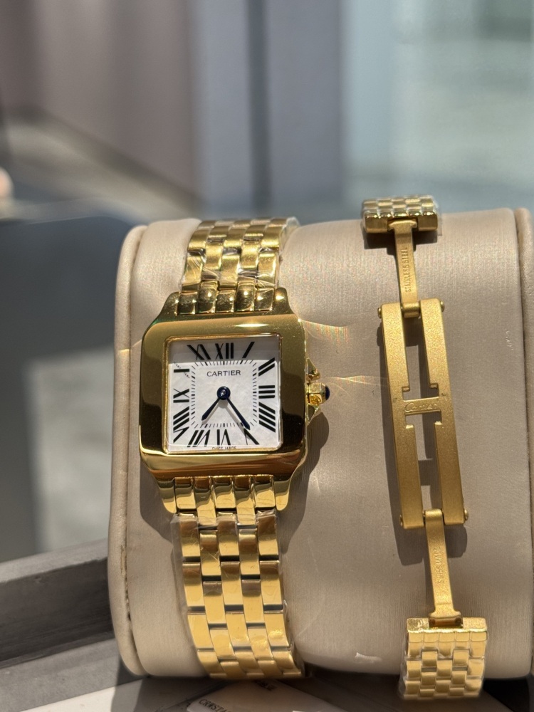 Couple-style Quartz Watch Chronograph 904L Stainless Steel 28x21mm  ,36x26mm-CT 144