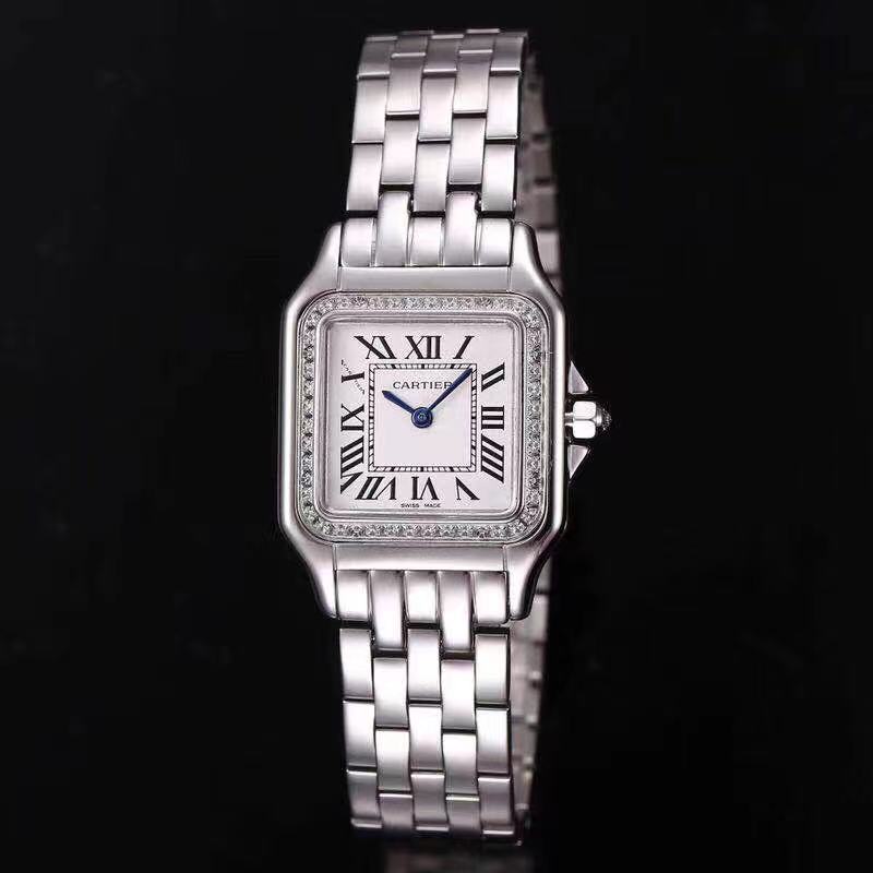 Couple-style Quartz Watch Chronograph 904L Stainless Steel 27mm  ,22mm-CT 13