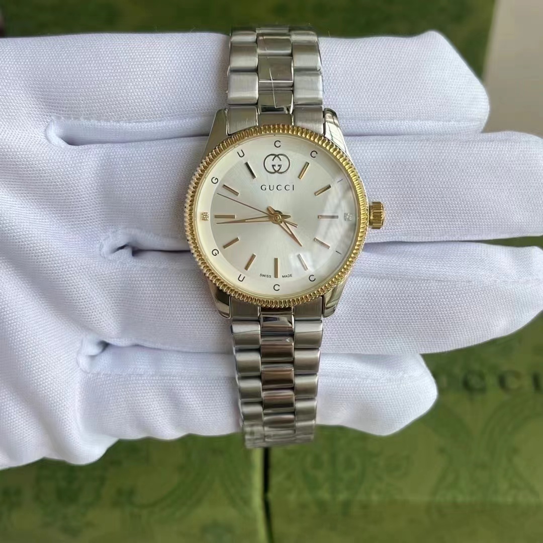 Women's  Quartz Watch Chronograph 904L Stainless Steel 29 mm- GC 42