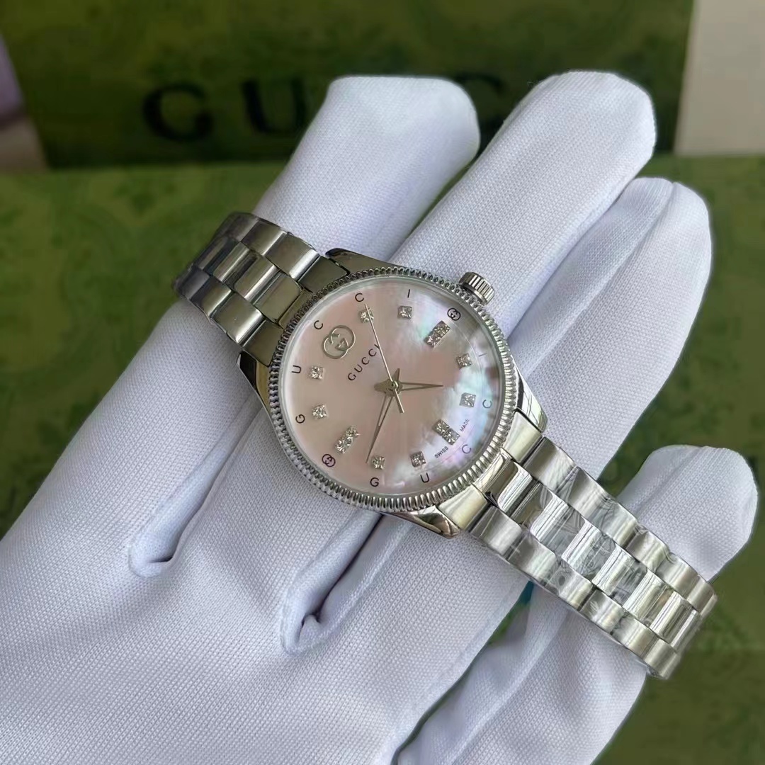 Women's  Quartz Watch Chronograph 904L Stainless Steel 29 mm- GC 42