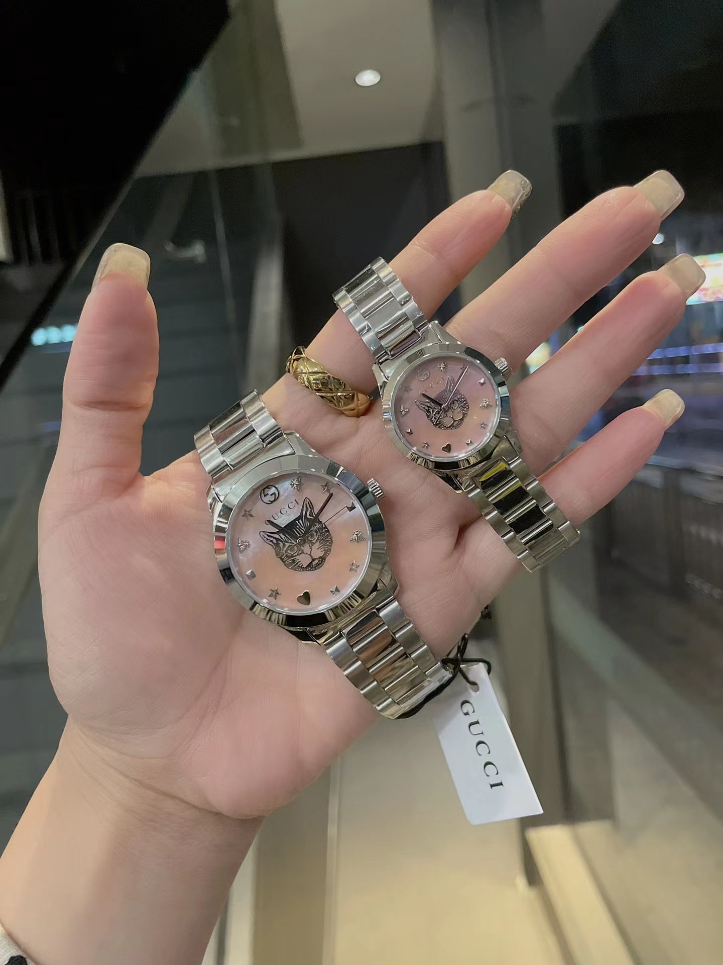 Women's  Quartz Watch Chronograph 904L Stainless Steel 28 mm- GC 28