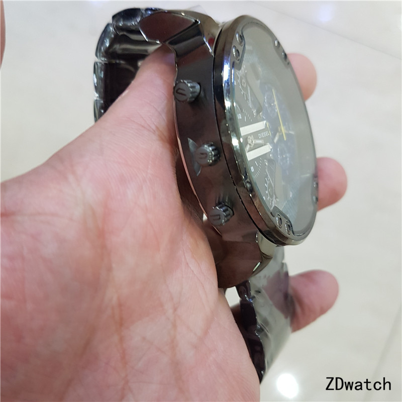 Men's Quartz Watch Chronograph 904L Stainless Steel Model number  DZ-7331- DZ 6