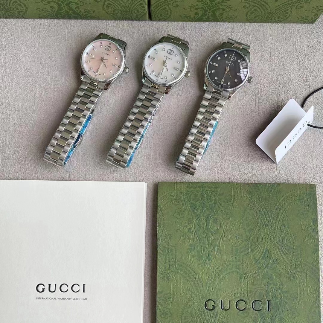 Women's  Quartz Watch Chronograph 904L Stainless Steel 29 mm- GC 42