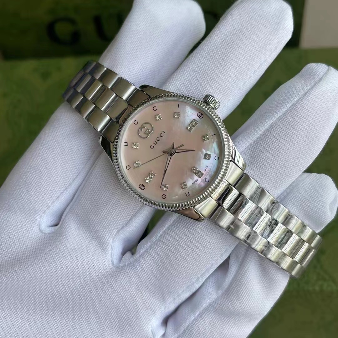 Women's  Quartz Watch Chronograph 904L Stainless Steel 29 mm- GC 42