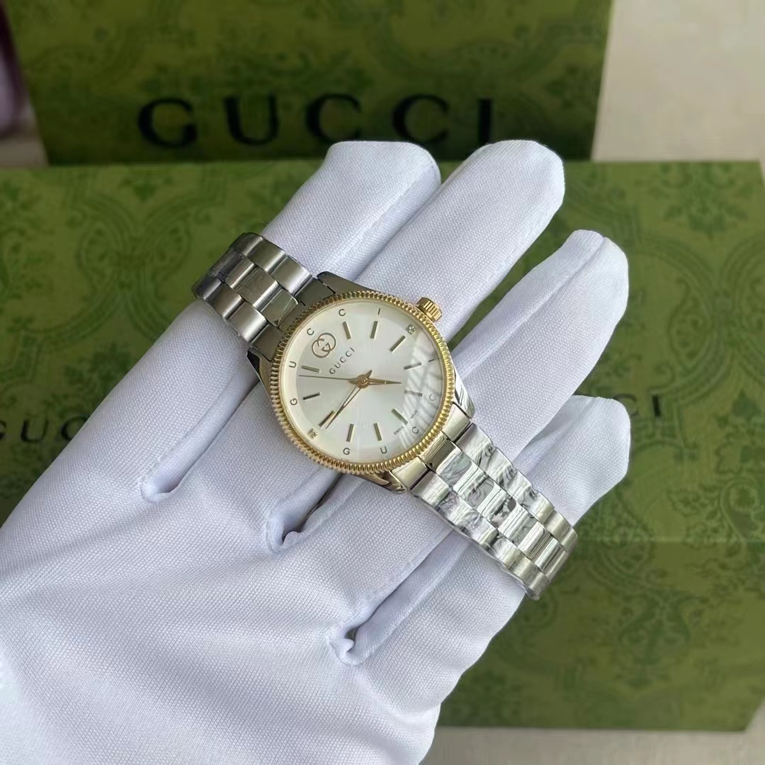 Women's  Quartz Watch Chronograph 904L Stainless Steel 29 mm- GC 42