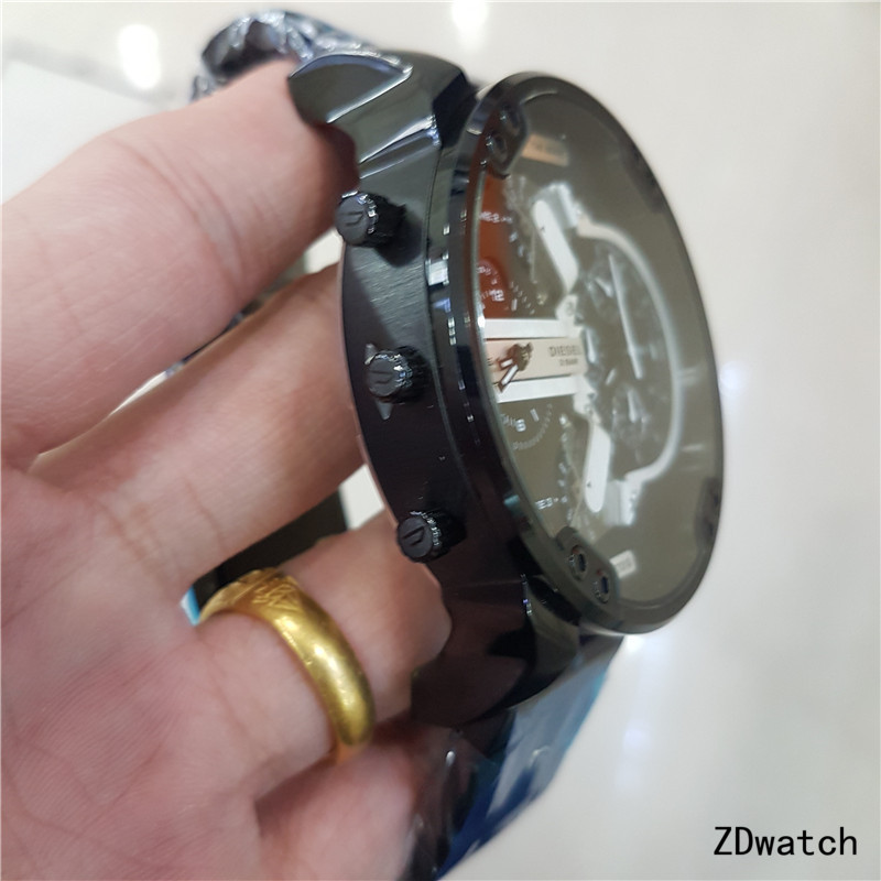Men's Quartz Watch Chronograph 904L Stainless Steel  mm- DZ 4