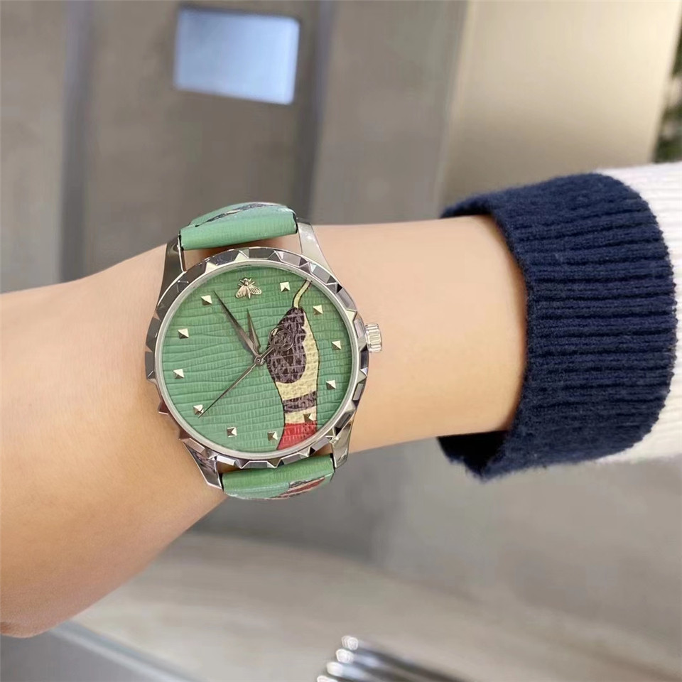 Women's Quartz Watch Chronograph 904L Stainless Steel 38 mm- GC 19