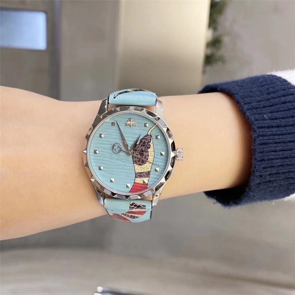 Women's Quartz Watch Chronograph 904L Stainless Steel 38 mm- GC 19
