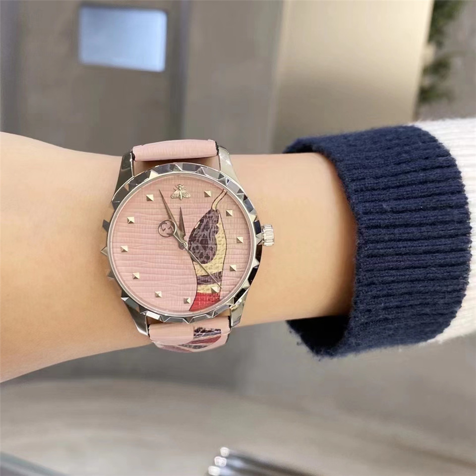 Women's Quartz Watch Chronograph 904L Stainless Steel 38 mm- GC 19