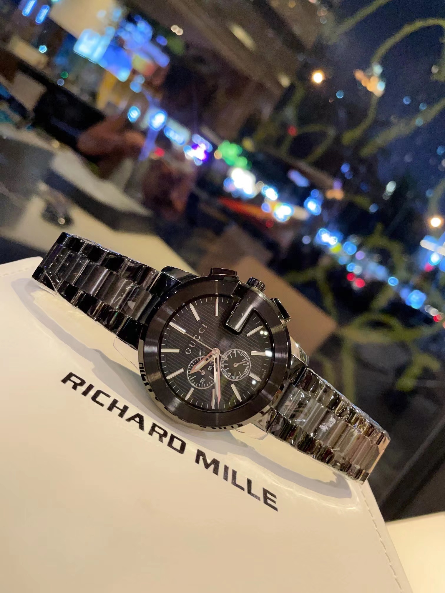 Men's Quartz Watch Chronograph 904L Stainless Steel 43 mm- GC 34