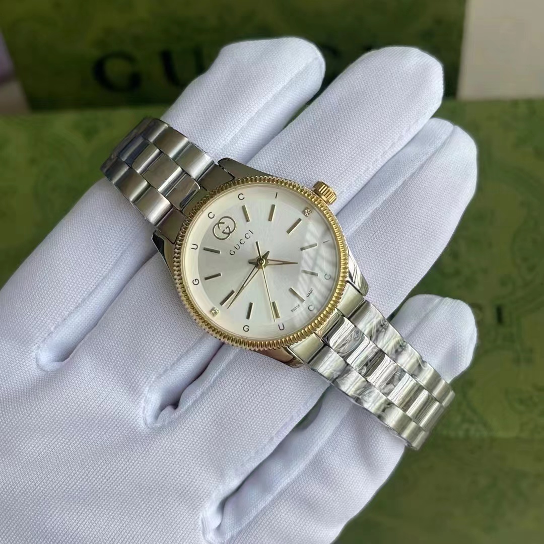 Women's  Quartz Watch Chronograph 904L Stainless Steel 29 mm- GC 42