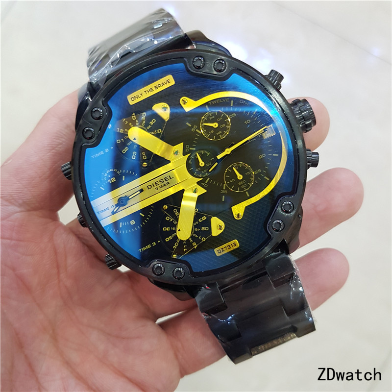 Men's Quartz Watch Chronograph 904L Stainless Steel  mm- DZ 5